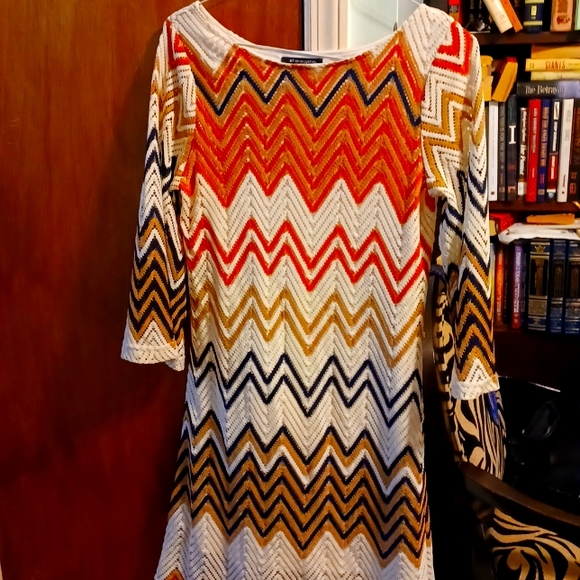 Sharagano Dresses & Skirts - Sharangano Crochet dress size 14